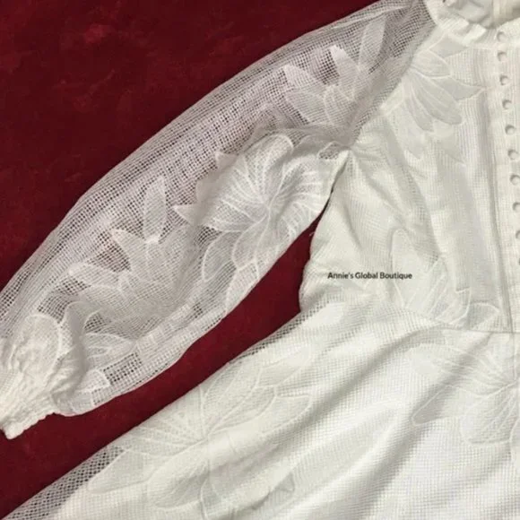 NWT Anthropologie Mare Mare Sabine Embroidered Mini Dress XS - Picture 16 of 16